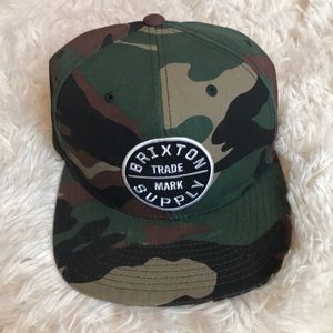 Camo Brixton Supply SnapBack